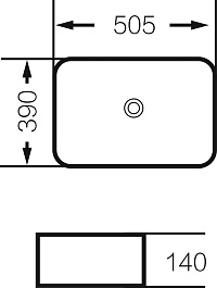 Grossman Мебельная раковина GR-4043BW черная – фотография-3